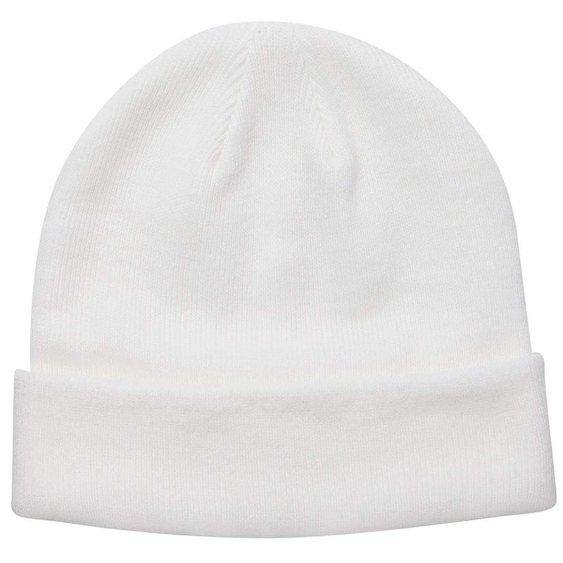 MaxNova Slouchy Beanie Cap Knit hat for Men and Women White - Image 2